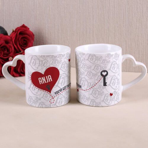 Mug Pareja blanco